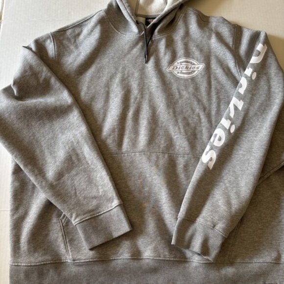 Dickies Heavy Gray Fleece Hoodie Size 4 XL - Picture 1 of 8